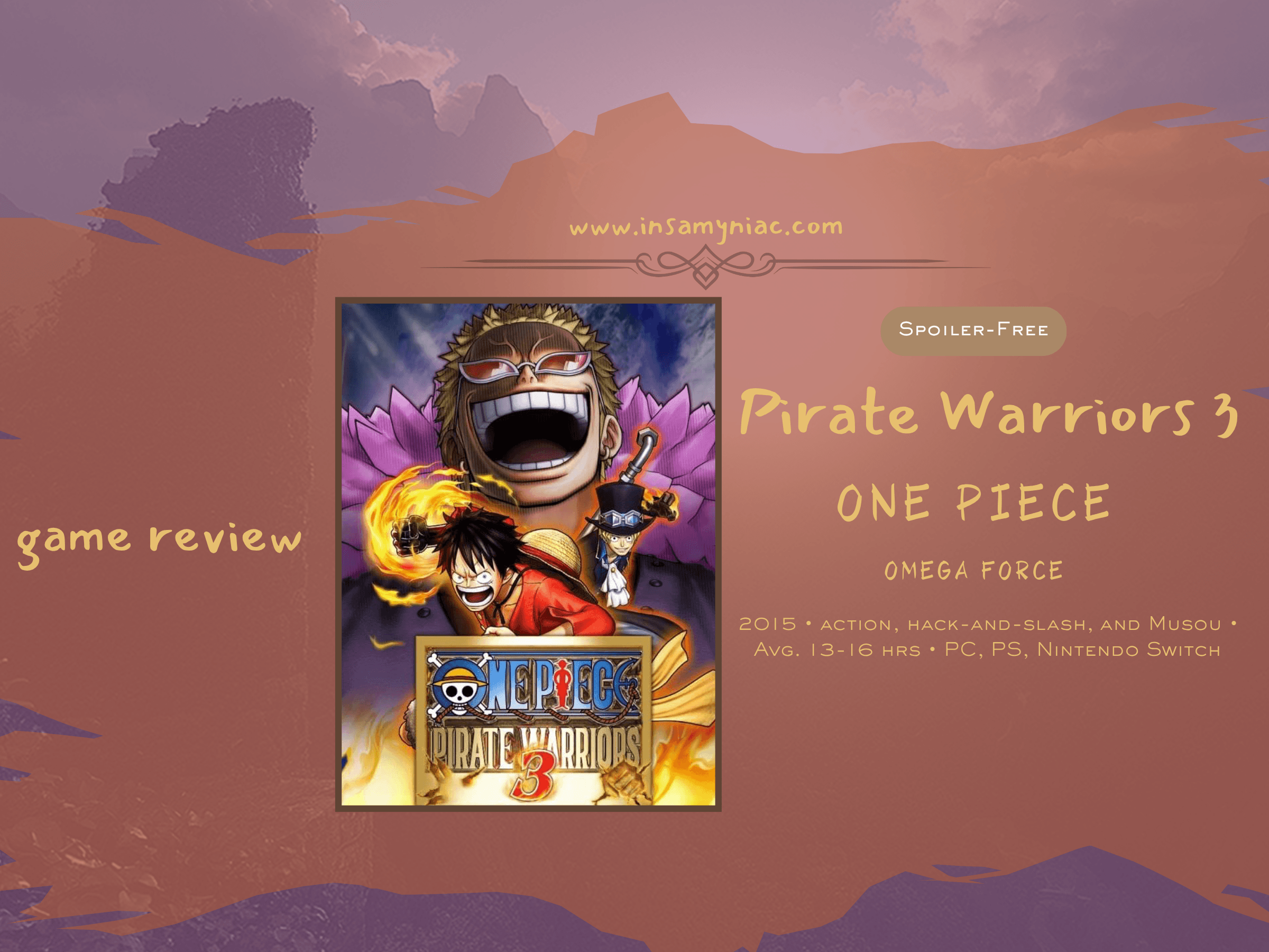 One Piece: Pirate Warriors 3 PS3